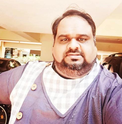 An old photo of Chandrasekaran