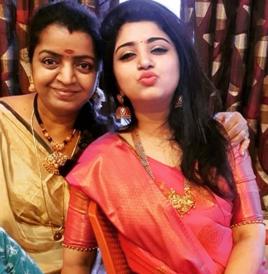 Maha Lakshmi and her mom