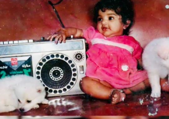 Mahalakshmi’s childhood image