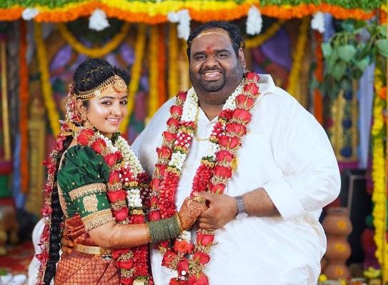 Mahalakshmi married her husband Ravindar Chandrasekaran