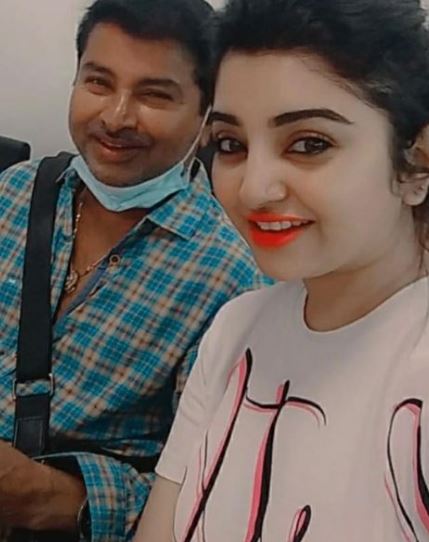 Mahalakshmi with her father