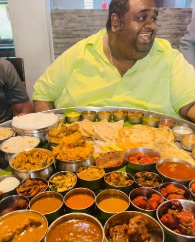 Ravindar is a foodie